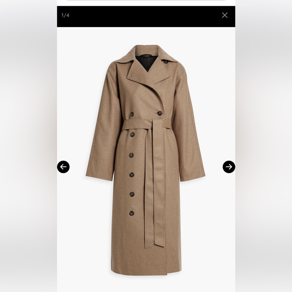Terlago Double-Breasted Wool-Blend Felt Coat
Neutral M - Taupe